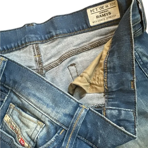 Diesel Ramys Strech jeans Women’s size 30/34 - Picture 5 of 7